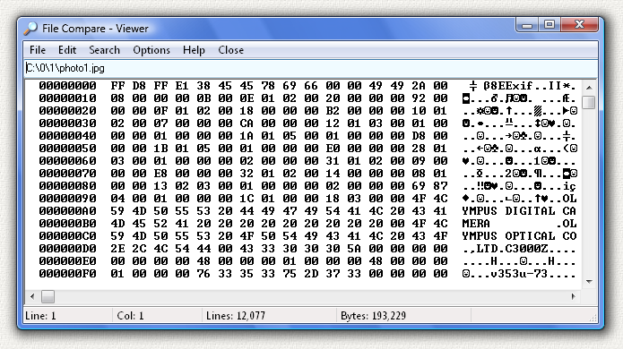 exif data viewer jefferies