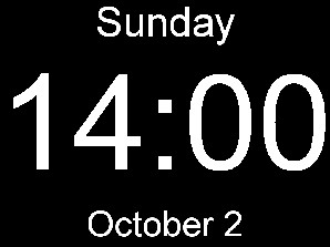 screensaver digital clock windows 10